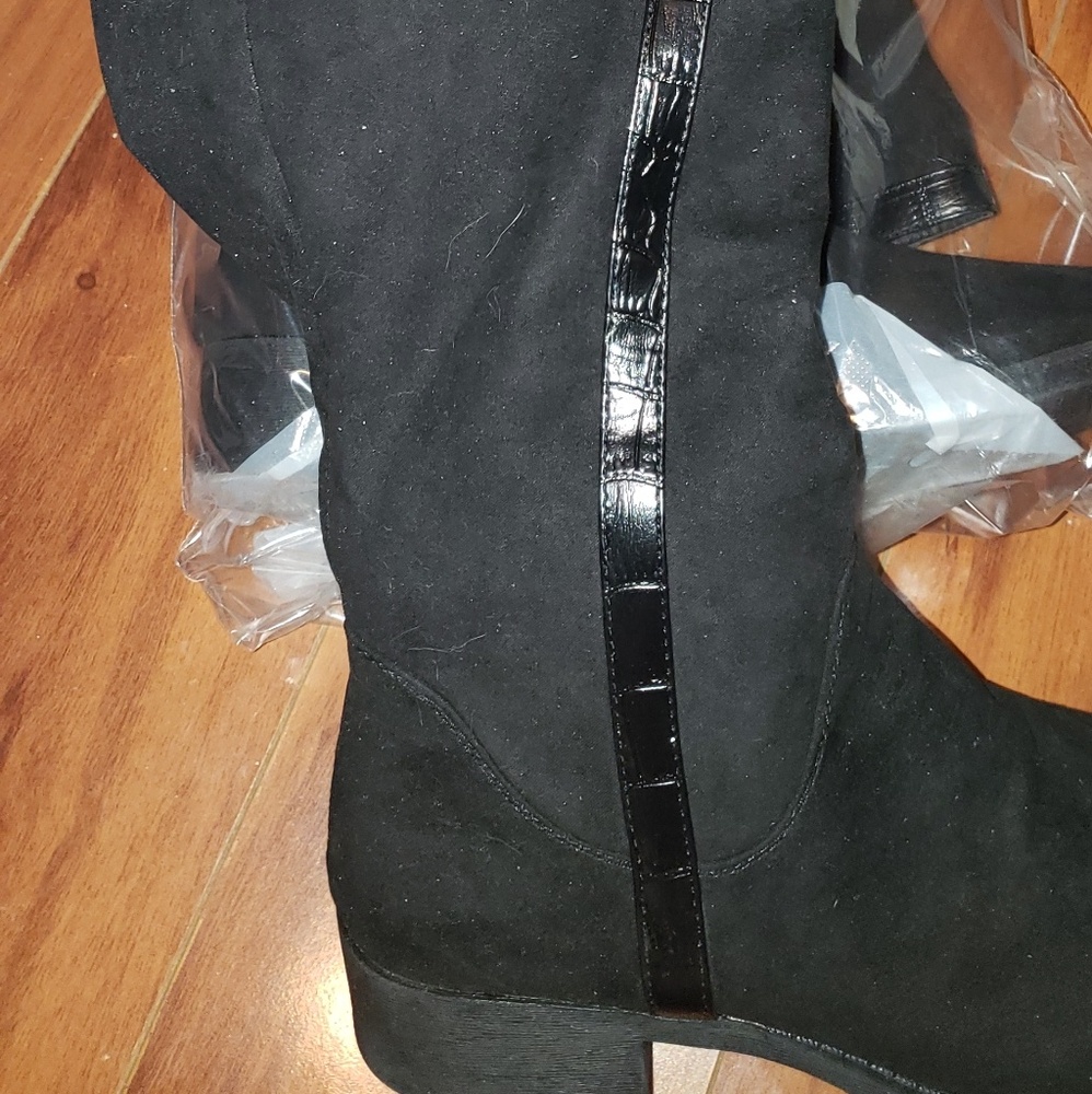 Coralie double buckle boots